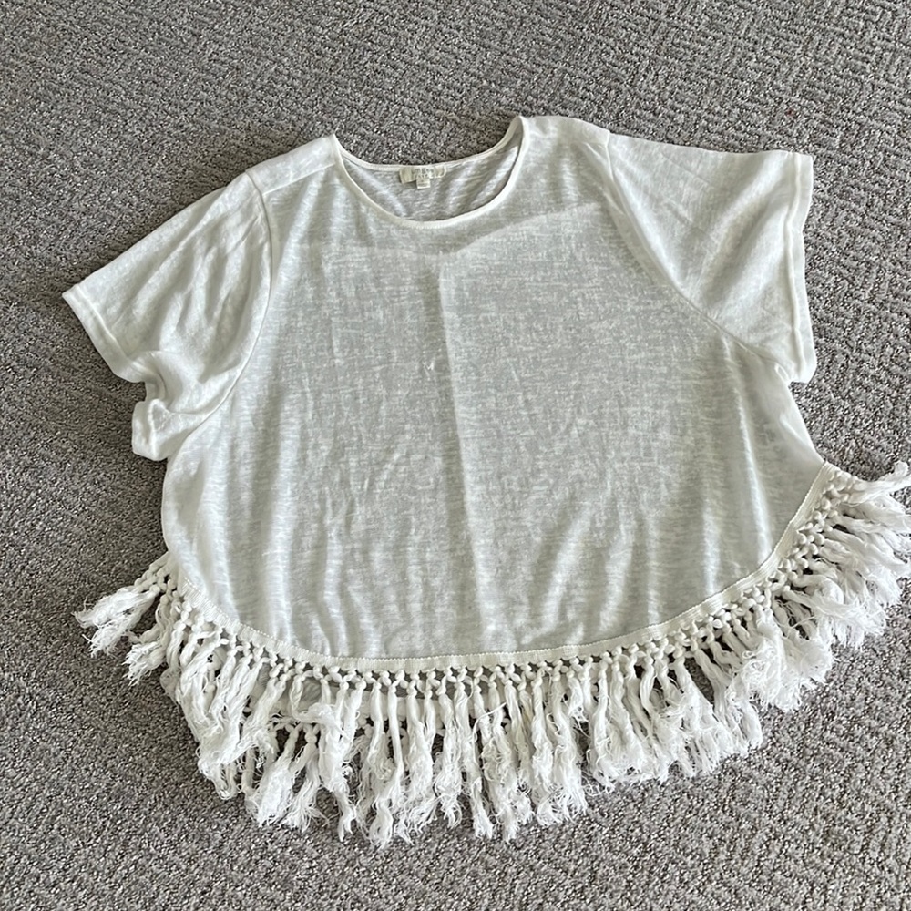 Boho fringe top